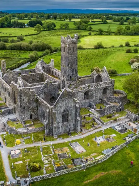 Quin Abbey, Quin, County Clare, Ireland. 002